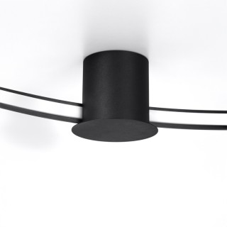 Plafonnier RIO 55 noir 3000K - Thoro
