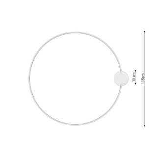 Plafonnier RIO 110 blanc - Thoro