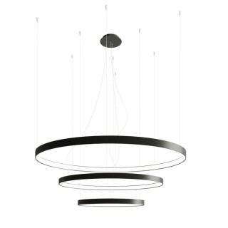 Lustre RIO 3 noir 3000K - Thoro