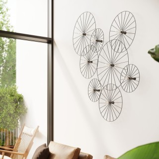 Applique SIRKEL 45 noir - Thoro de Sollux Lighting