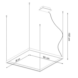 Lustre NELYA M noir 3000K - Thoro