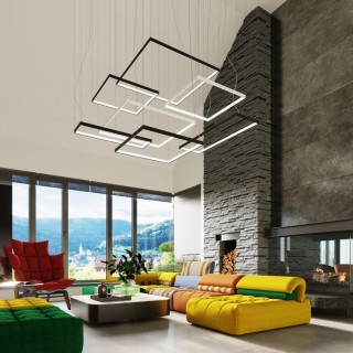 Lustre NELYA M noir 3000K - Thoro