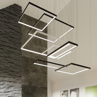 Lustre NELYA M noir 3000K - Thoro