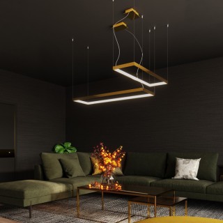 Lustre TUULA M doré 3000K - Thoro