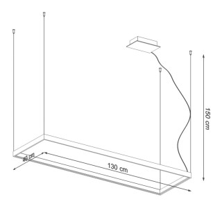 Lustre TUULA L doré 4000K - Thoro