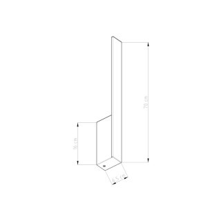 Applique LAHTI M blanc 3000K - Thoro