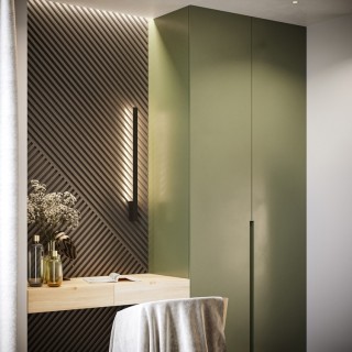 Applique LAHTI L noir 4000K - Thoro