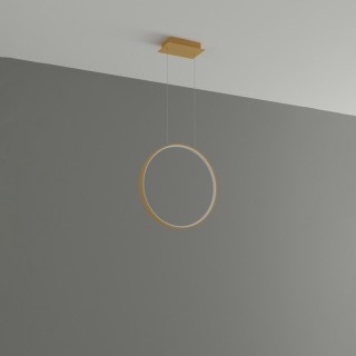 Lampe suspendue RIO 55 doré LED | Thoro