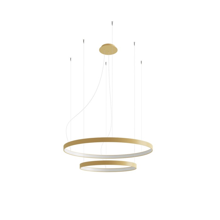 Lustre RIO 2 55/78 doré LED - Thoro