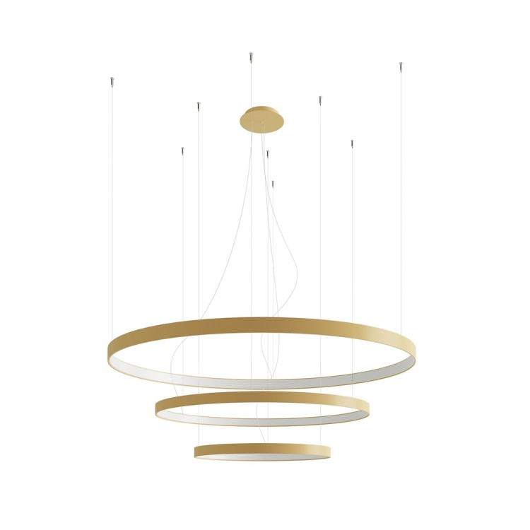 Lustre RIO 3 doré LED 3000K - Thoro