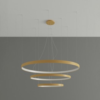 Lustre RIO 3 doré LED 3000K - Thoro