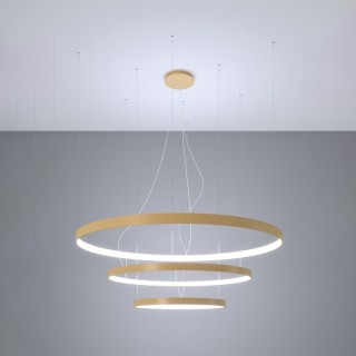 Lustre RIO 3 doré LED - Thoro