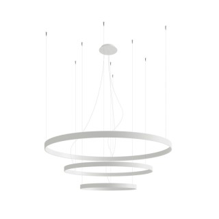 Lustre RIO 3 blanc LED 3000K - Thoro