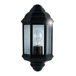 Applique Murale d'extérieur en Alu Noir E27 60w maxi Searchlight 280BK