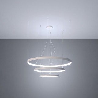 Lustre RIO 3 blanc LED - Thoro