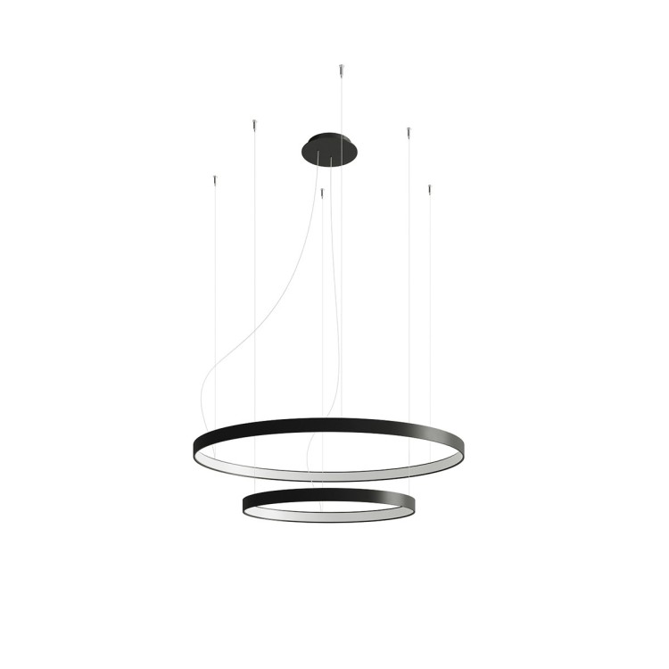 Lustre RIO 2 noir LED - Thoro