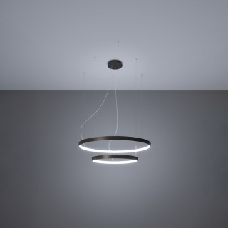 Lustre RIO 2 noir LED - Thoro