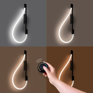 Applique GALAKSE noir LED - Thoro