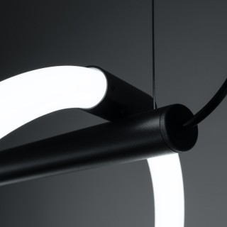 Lampe suspendue GALAKSE 84 noir LED