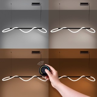 Lampe suspendue GALAKSE 148 noir - Thoro