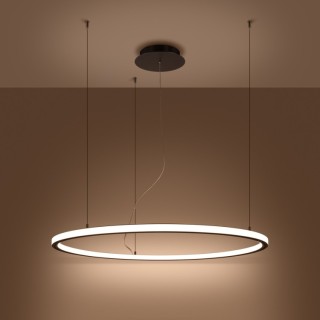 Lustre RISA noir LED 3000K - Thoro