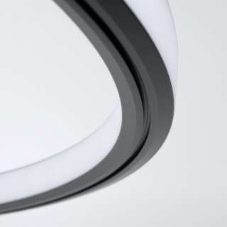Lustre RISA noir LED 3000K - Thoro