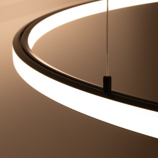 Lustre RISA 120 noir LED - Thoro