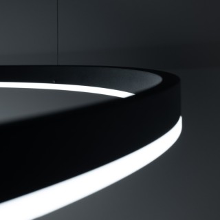 Lustre ODA 80 noir LED - Thoro