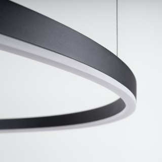 Lustre ODA 80 noir LED - Thoro