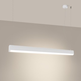 Lampe suspendue FARGE blanc LED | Thoro