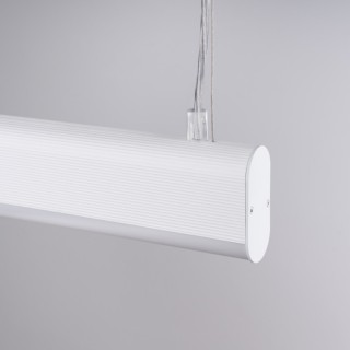 Lampe suspendue FARGE blanc LED | Thoro