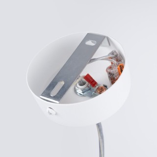 Lampe suspendue FARGE blanc LED | Thoro