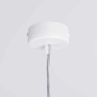 Lampe suspendue FARGE blanc LED | Thoro