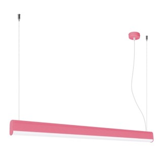 Lampe suspendue FARGE rose LED - Thoro