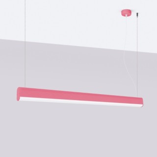 Lampe suspendue FARGE rose LED - Thoro