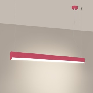 Lampe suspendue FARGE rose LED - Thoro