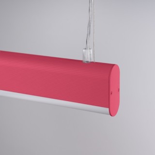 Lampe suspendue FARGE rose LED - Thoro