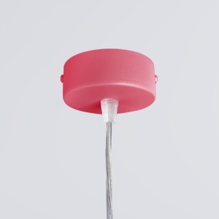 Lampe suspendue FARGE rose LED - Thoro