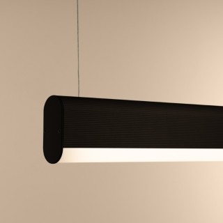 Lampe suspendue FARGE noir LED - Thoro