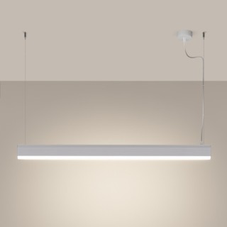 Lampe suspendue FARGE blanc LED - Thoro