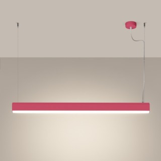 Lampe suspendue FARGE rose LED - Thoro