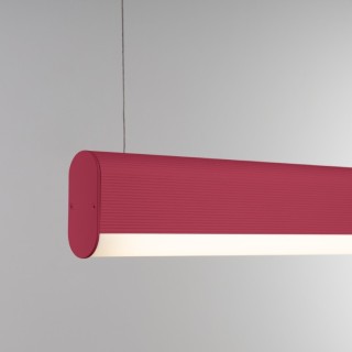Lampe suspendue FARGE rose LED - Thoro