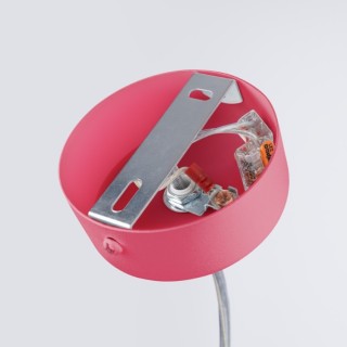 Lampe suspendue FARGE rose LED - Thoro