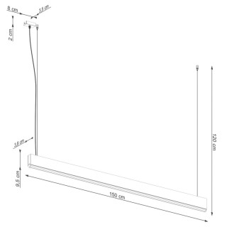 Lampe suspendue LYKKE 150 LED - Thoro