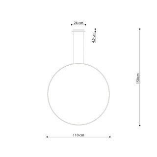 Lampe suspendue RIO 110 beige - Thoro