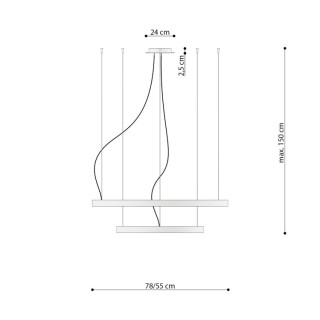 Lustre RIO 2 Thoro - LED 4000K Vert Olive