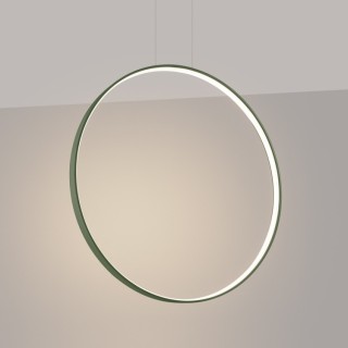 Lampe suspendue RIO 78 vert olive - Thoro