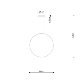 Lampe suspendue RIO 78 vert olive - Thoro