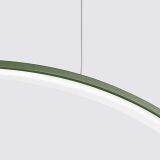 Lampe suspendue RIO 110 vert olive - Thoro