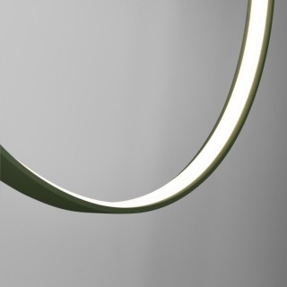 Lampe suspendue RIO 110 vert olive - Thoro